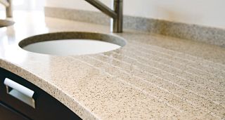Столешница с вкраплениями Grandex Natural Sand S-208