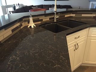 Столешница с вырезом под мойку Caesarstone Mink  4350