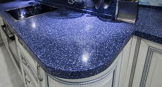 Кухонная столешница из акрилового камня Akrilika Sapphire M-620