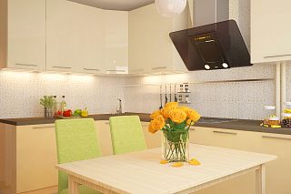 Столешница для кухни из кварцевого агломерата Caesarstone Mink 4350